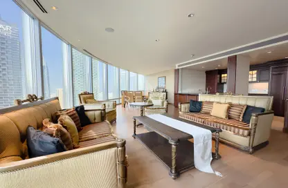 Living Room image for: Apartment - 2 Bedrooms - 3 Bathrooms for sale in Burj Khalifa - Burj Khalifa Area - Downtown Dubai - Dubai, Image 1