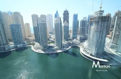 Apartment - 3 Bedrooms - 4 Bathrooms for sale in Time Place Tower - Dubai Marina - Dubai