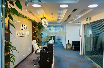 Office Space - Studio - 1 Bathroom for rent in Clover Bay Tower - Business Bay - Dubai