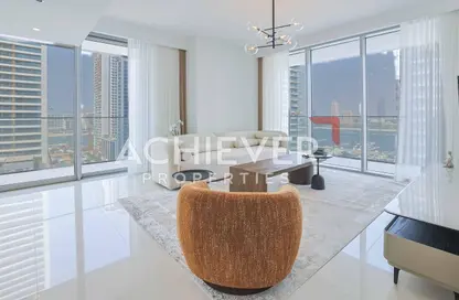 Apartment - 2 Bedrooms - 2 Bathrooms for rent in Beach Isle - EMAAR Beachfront - Dubai Harbour - Dubai