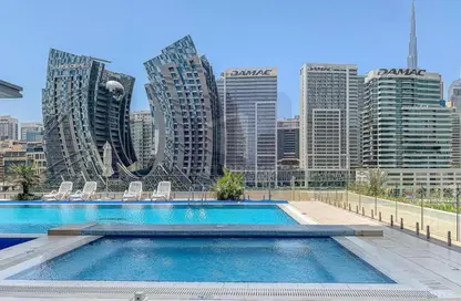 Apartment - 1 Bedroom - 1 Bathroom for rent in Hamilton Tower - Business Bay - Dubai