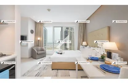 Apartment - Studio - 1 Bathroom for rent in Kensington Waters A - Kensington Waters - Mohammed Bin Rashid City - Dubai