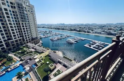 Apartment - 2 Bedrooms - 3 Bathrooms for rent in Marina Residences 3 - Marina Residences - Palm Jumeirah - Dubai