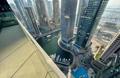 شقة - غرفة نوم - 2 حمامات للايجار في بوابة المارينا 2 - مارينا جيت - دبي مارينا - دبي
