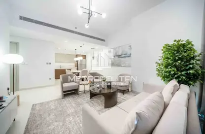 Living Room image for: Apartment - 2 Bedrooms - 3 Bathrooms for sale in Beach Isle - EMAAR Beachfront - Dubai Harbour - Dubai, Image 1