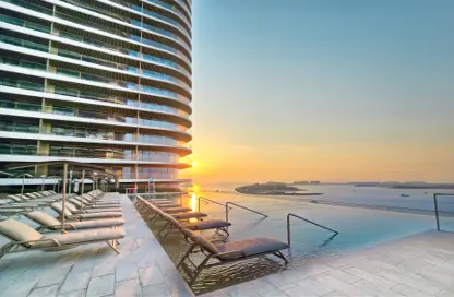 Apartment - 1 Bedroom - 1 Bathroom for rent in Grand Bleu Tower 2 - EMAAR Beachfront - Dubai Harbour - Dubai