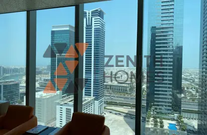 Office Space - Studio - 1 Bathroom for rent in The Prism - Business Bay - Dubai