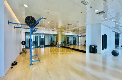 Gym image for: Apartment - 3 Bedrooms - 4 Bathrooms for rent in Sheleila Tower - Al Khalidiya - Abu Dhabi, Image 1