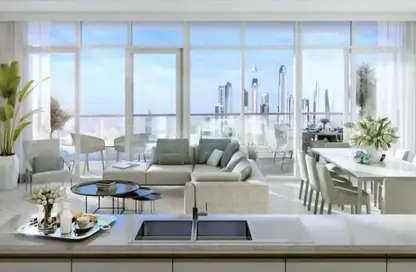 Apartment - 3 Bedrooms - 5 Bathrooms for sale in Seapoint - EMAAR Beachfront - Dubai Harbour - Dubai