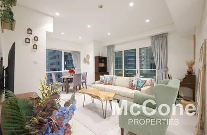 Apartment - 2 Bedrooms - 3 Bathrooms for rent in The Royal Oceanic - Dubai Marina - Dubai