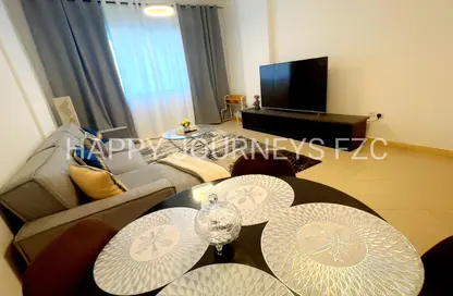 Apartment - 2 Bedrooms - 2 Bathrooms for rent in Al Taawoon Tower 1 - Al Taawoon Towers - Al Khan - Sharjah