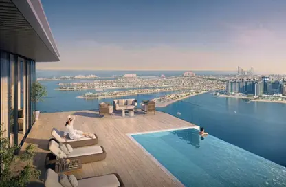 شقة - غرفة نوم - 1 حمام للبيع في برج Seapoint 2 - سي بوينت - إعمار بيتشفرونت - دبي هاربور - دبي