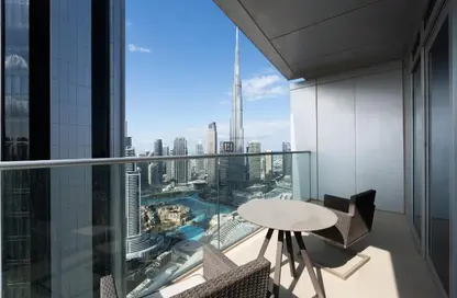 صورة لـ شرفة النزل و الشقق الفندقية - 2 غرف نوم - 2 حمامات للايجار في فندق ادريس فاونتن فيوز - دبي وسط المدينة - دبي ، صورة رقم 1