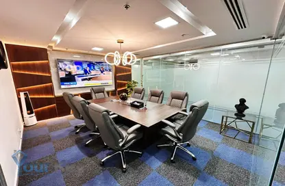 Office Space - Studio - 1 Bathroom for rent in Clover Bay Tower - Business Bay - Dubai