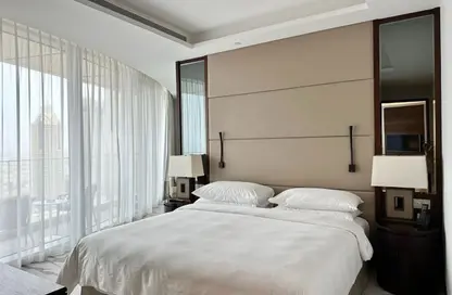 النزل و الشقق الفندقية - غرفة نوم - 2 حمامات للايجار في فندق العنوان- سكاي فيو 2 - أبراج العنوان سكاي فيو - دبي وسط المدينة - دبي