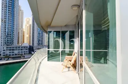 Apartment - 3 Bedrooms - 5 Bathrooms for rent in The Waves Tower B - The Waves - Dubai Marina - Dubai