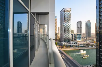 Apartment - 3 Bedrooms - 3 Bathrooms for rent in Marina Wharf 2 - Marina Wharf - Dubai Marina - Dubai