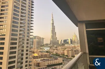 شقة - غرفة نوم - 2 حمامات للايجار في البرج الجنوبي 2 - الجناح الجنوبي - دبي وسط المدينة - دبي