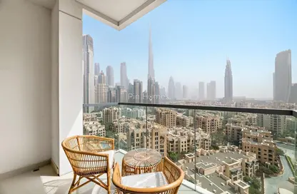 Apartment - 1 Bedroom - 2 Bathrooms for rent in Bellevue Tower 1 - Bellevue Towers - Downtown Dubai - Dubai
