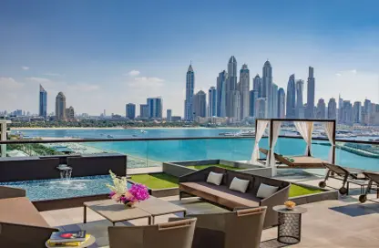 Penthouse - 2 Bedrooms - 3 Bathrooms for rent in Marriott Resort Palm Jumeirah - Palm Jumeirah - Dubai