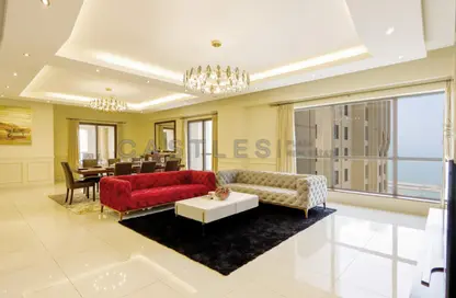 Apartment - 4 Bedrooms - 4 Bathrooms for sale in Rimal 4 - Rimal - Jumeirah Beach Residence - Dubai
