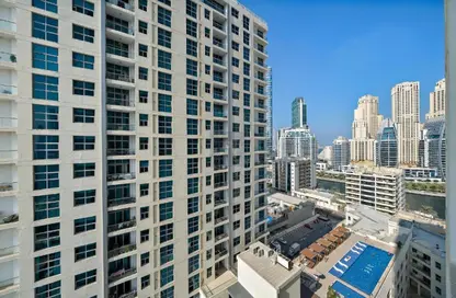 شقة - غرفة نوم - 2 حمامات للايجار في برج دي إي سي 2 - D.E.C.  أبراج - دبي مارينا - دبي