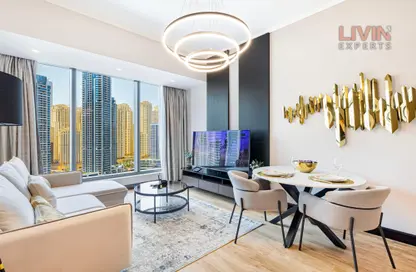 Apartment - 1 Bedroom - 2 Bathrooms for sale in Silverene Tower B - Silverene - Dubai Marina - Dubai