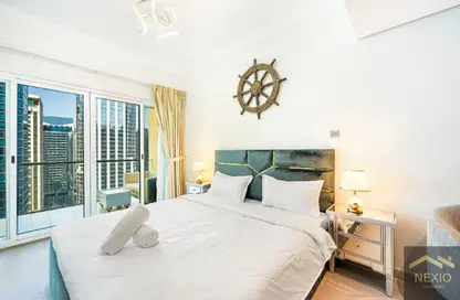 Apartment - Studio - 1 Bathroom for rent in Lake View Tower - JLT Cluster B - Jumeirah Lake Towers - Dubai