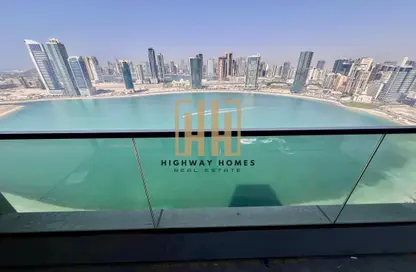 Apartment - 2 Bedrooms - 3 Bathrooms for rent in La Plage Tower - Al Mamzar - Sharjah - Sharjah