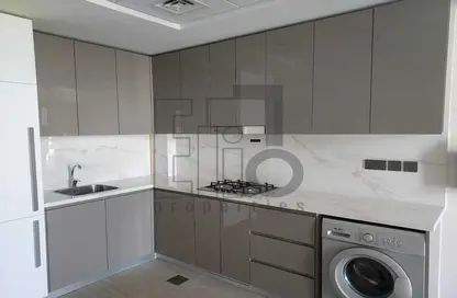 Kitchen image for: Apartment - 1 Bathroom for rent in Azizi Riviera 23 - Meydan One - Meydan - Dubai, Image 1