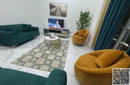 Apartment - 1 Bedroom - 2 Bathrooms for rent in Oasis Tower - Al Rashidiya 1 - Al Rashidiya - Ajman