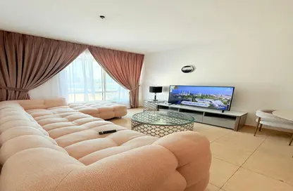 Apartment - Studio - 1 Bathroom for rent in Beach Tower 1 - Al Khan Lagoon - Al Khan - Sharjah