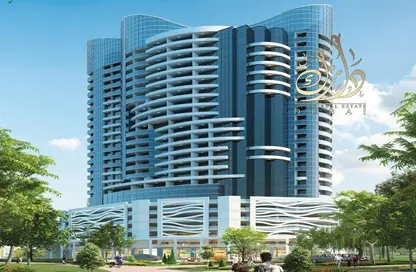 Outdoor Building image for: Apartment - 1 Bathroom for sale in Blue Waves Tower - Dubai Residence Complex - Dubai, Image 1