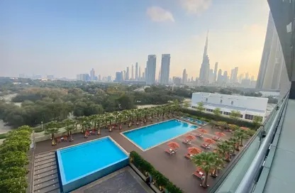 شقة - 3 غرف نوم - 3 حمامات للايجار في برج ضمان - مركز دبي المالي العالمي - دبي