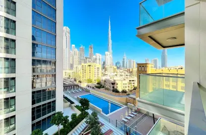 Apartment - 1 Bedroom - 2 Bathrooms for rent in Bellevue Tower 2 - Bellevue Towers - Downtown Dubai - Dubai
