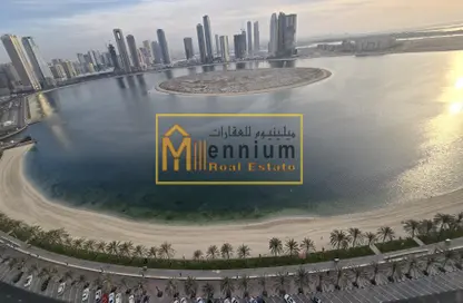 Apartment - 3 Bedrooms - 4 Bathrooms for rent in Al Anwar Tower - Al Khan Lagoon - Al Khan - Sharjah