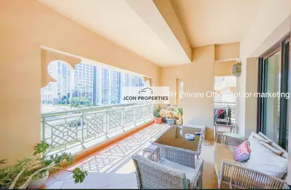 Apartment - 2 Bedrooms - 3 Bathrooms for rent in Golden Mile 4 - Golden Mile - Palm Jumeirah - Dubai