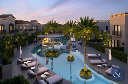 Pool image for: Townhouse - 3 Bedrooms - 3 Bathrooms for sale in Jasmine Lane - Jumeirah Golf Estates - Dubai, Image 1