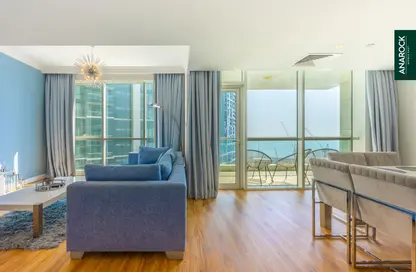 Apartment - 2 Bedrooms - 3 Bathrooms for rent in Al Bateen Residences - Jumeirah Beach Residence - Dubai