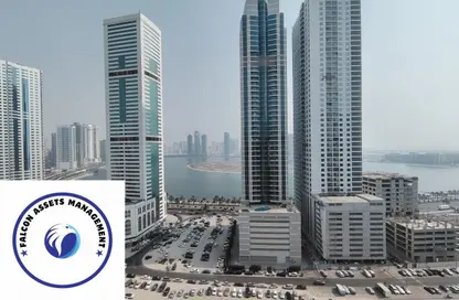 Apartment - 3 Bedrooms - 3 Bathrooms for rent in Al Hafeet Tower - Al Khan - Sharjah