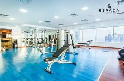 مكتب عمل جماعي - استوديو - 2 حمامات للايجار في البرج المفرد - شارع الشيخ زايد - دبي