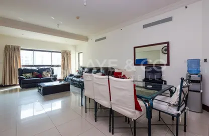 Living / Dining Room image for: Apartment - 2 Bedrooms - 3 Bathrooms for sale in Golden Mile 2 - Golden Mile - Palm Jumeirah - Dubai, Image 1