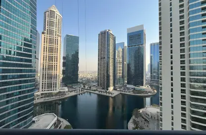 شقة - 1 حمام للايجار في خور الجميرا 1 - (JLT) مجمع X - أبراج بحيرة الجميرا - دبي