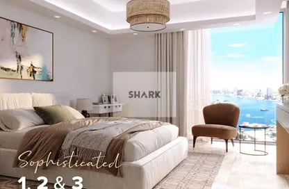 Apartment - 1 Bedroom - 2 Bathrooms for sale in Ajman Creek Towers - Al Rashidiya 1 - Al Rashidiya - Ajman