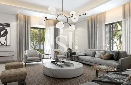 Living Room image for: Apartment - 5 Bedrooms - 6 Bathrooms for sale in Fay Alreeman - Al Shamkha - Abu Dhabi, Image 1