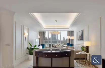 Living Room image for: Apartment - 2 Bedrooms - 3 Bathrooms for sale in Kempinski BLVD - Downtown Dubai - Dubai, Image 1