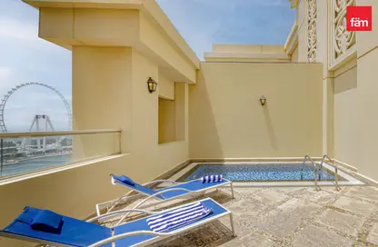 Apartment - 4 Bedrooms - 6 Bathrooms for rent in Roda Amwaj Suites - Amwaj - Jumeirah Beach Residence - Dubai