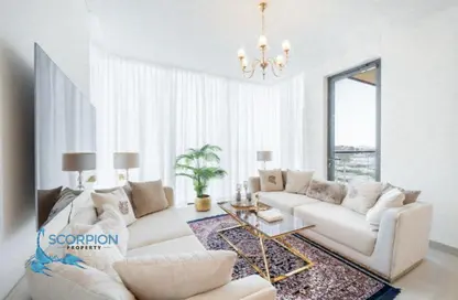 Living Room image for: Apartment - 2 Bedrooms - 3 Bathrooms for sale in One Park Avenue - Sobha Hartland - Mohammed Bin Rashid City - Dubai, Image 1