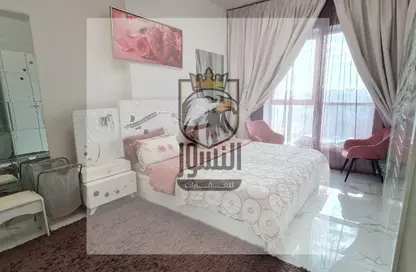 Apartment - 1 Bedroom - 2 Bathrooms for rent in Oasis Tower - Al Rashidiya 1 - Al Rashidiya - Ajman