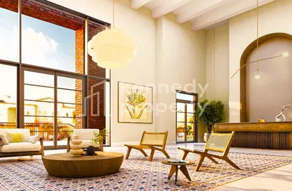 Living Room image for: Townhouse - 3 Bedrooms - 4 Bathrooms for sale in Bloom Living - Zayed City (Khalifa City C) - Khalifa City - Abu Dhabi, Image 1